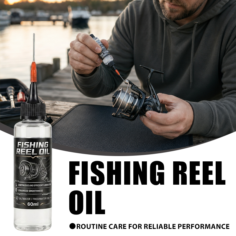 Fly Reel - Angelrollenöl Schmiermittel Flüssige Wartungsformel für Salzwasser-