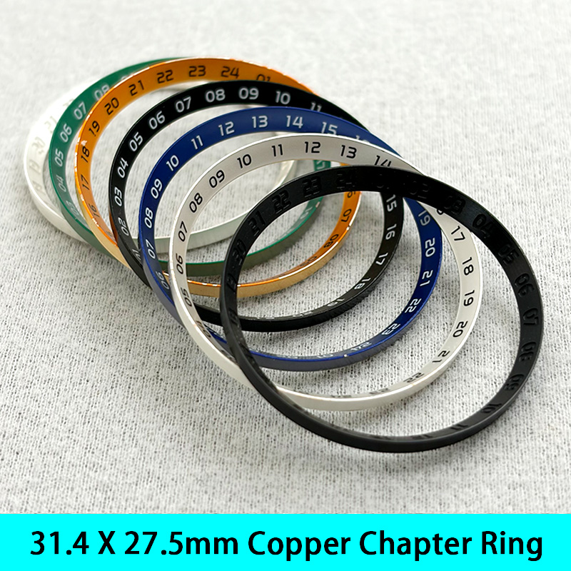 Reel Case - Mod 31,4*27,5mm Kupfer-Zifferblattring für King Samurai