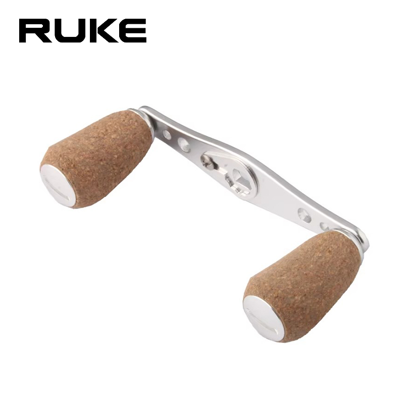 Spincast Reel - Ruke Angelrolle Aluminiumlegierung Griff Angelwippe Gesamtlänge