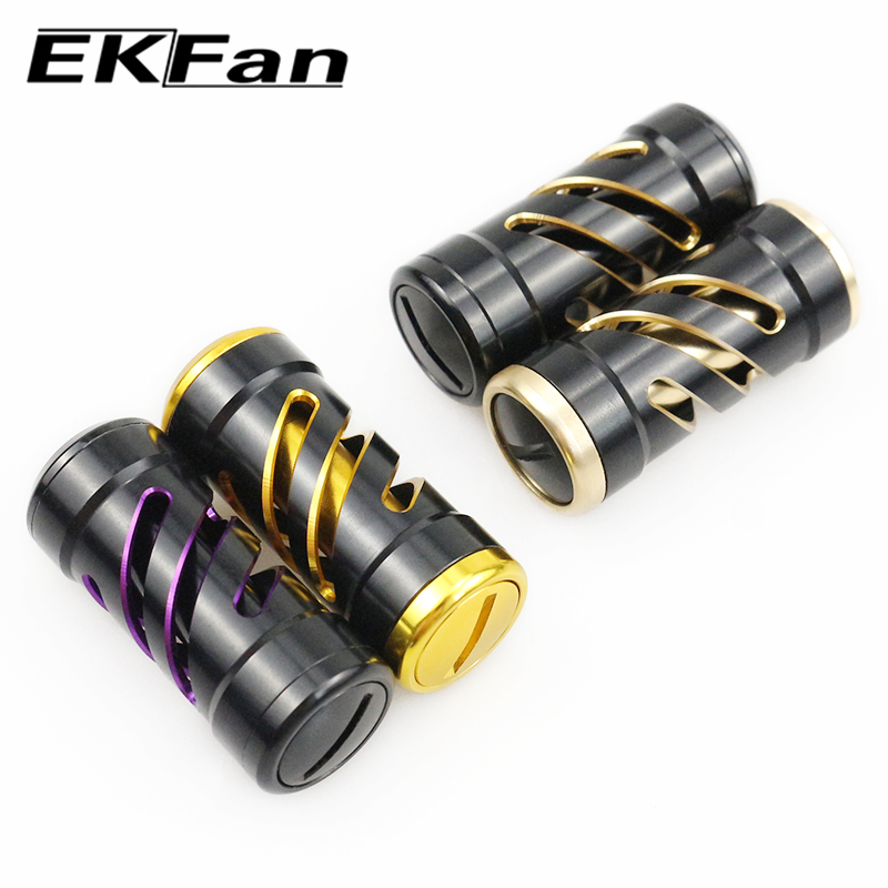 Reel Handle - EKFan Aluminiumlegierung Spinning Baitcasting Angelrollenknopf für