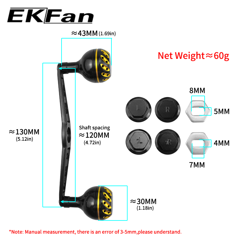 EKfan 130MM Baitcasting-Angelr – Fly Reel Bewertung und Preis